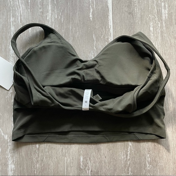 Sold Lululemon Align Cropped Tank Top - Dark Olive - Picture 5 of 5